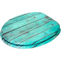 Sanilo WC-Sitz, BxL: 37,7 x 47 cm, Lumber - tuerkis Sanilo WC-Sitz, BxL: 37,7 x 47 cm, Lumber - tuerkis von Sanilo
