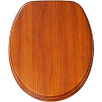 Sanilo WC-Sitz, BxL: 37,7 x 47 cm, Mahagoni - braun von Sanilo