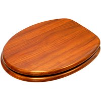 Sanilo WC-Sitz, BxL: 37,7 x 47 cm, Mahagoni - braun Sanilo WC-Sitz, BxL: 37,7 x 47 cm, Mahagoni - braun von Sanilo