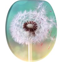 Sanilo WC-Sitz, BxL: 37,7 x 47 cm, Pusteblume - tuerkis von Sanilo