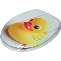 Sanilo WC-Sitz, BxL: 37,7 x 47 cm, Quietscheente - weiss Sanilo WC-Sitz, BxL: 37,7 x 47 cm, Quietscheente - weiss von Sanilo