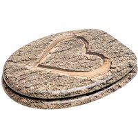 Sanilo WC-Sitz, BxL: 37,7 x 47 cm, True Love - braun Sanilo WC-Sitz, BxL: 37,7 x 47 cm, True Love - braun von Sanilo