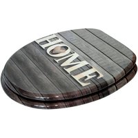 Sanilo WC-Sitz, BxL: 37,7 x 47 cm, Welcome - grau Sanilo WC-Sitz, BxL: 37,7 x 47 cm, Welcome - grau von Sanilo