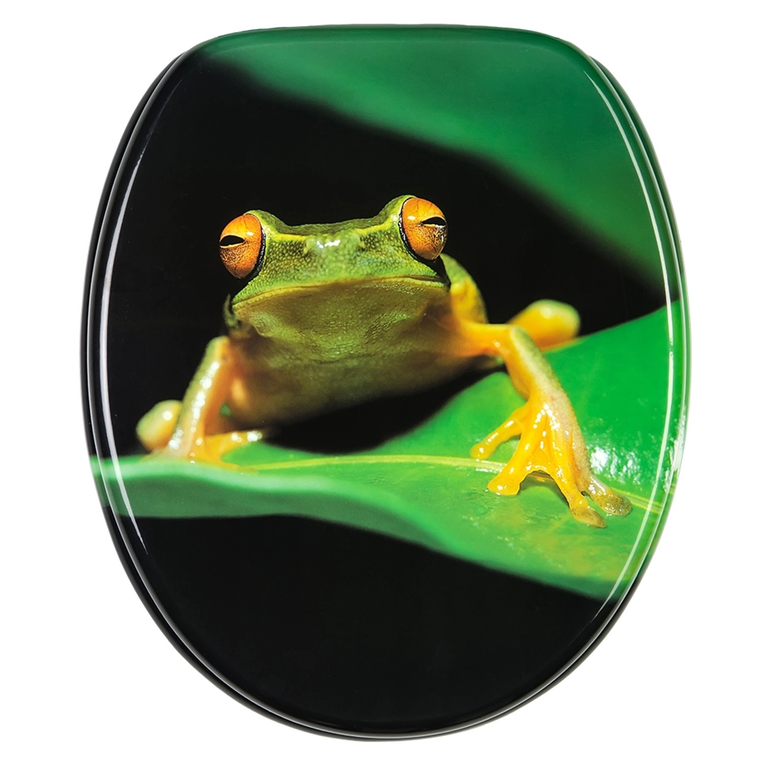 Sanilo WC Sitz Frosch-Grün, Hochwertiger und Stabiler Toilettendeckel aus Holz Sanilo WC Sitz Frosch-Grün, Hochwertiger und Stabiler Toilettendeckel aus Holz von Sanilo