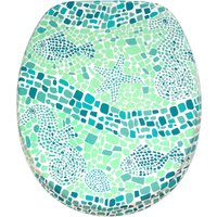 Sanilo WC-Sitz "Mosaic World Green" mit Absenkautomatik Sanilo WC-Sitz "Mosaic World Green" mit Absenkautomatik von Sanilo