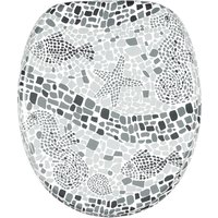 Sanilo WC-Sitz "Mosaic World Grey" von Sanilo