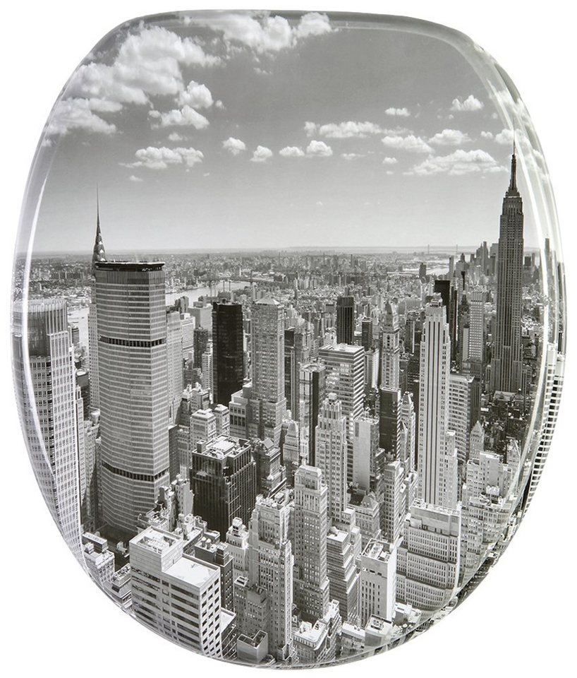 Sanilo WC-Sitz Skyline New York, mit Absenkautomatik Sanilo WC-Sitz Skyline New York, mit Absenkautomatik von Sanilo