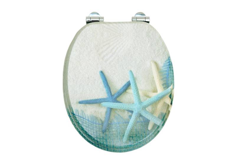 SINOBATH WC-Sitz WC-Sitz mit Absenkautomatik,MDF Holzkern,Toilettensitz von SINOBATH