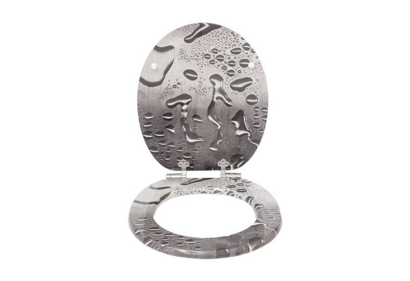 SINOBATH WC-Sitz WC-Sitz mit Absenkautomatik,MDF Holzkern,Toilettensitz von SINOBATH