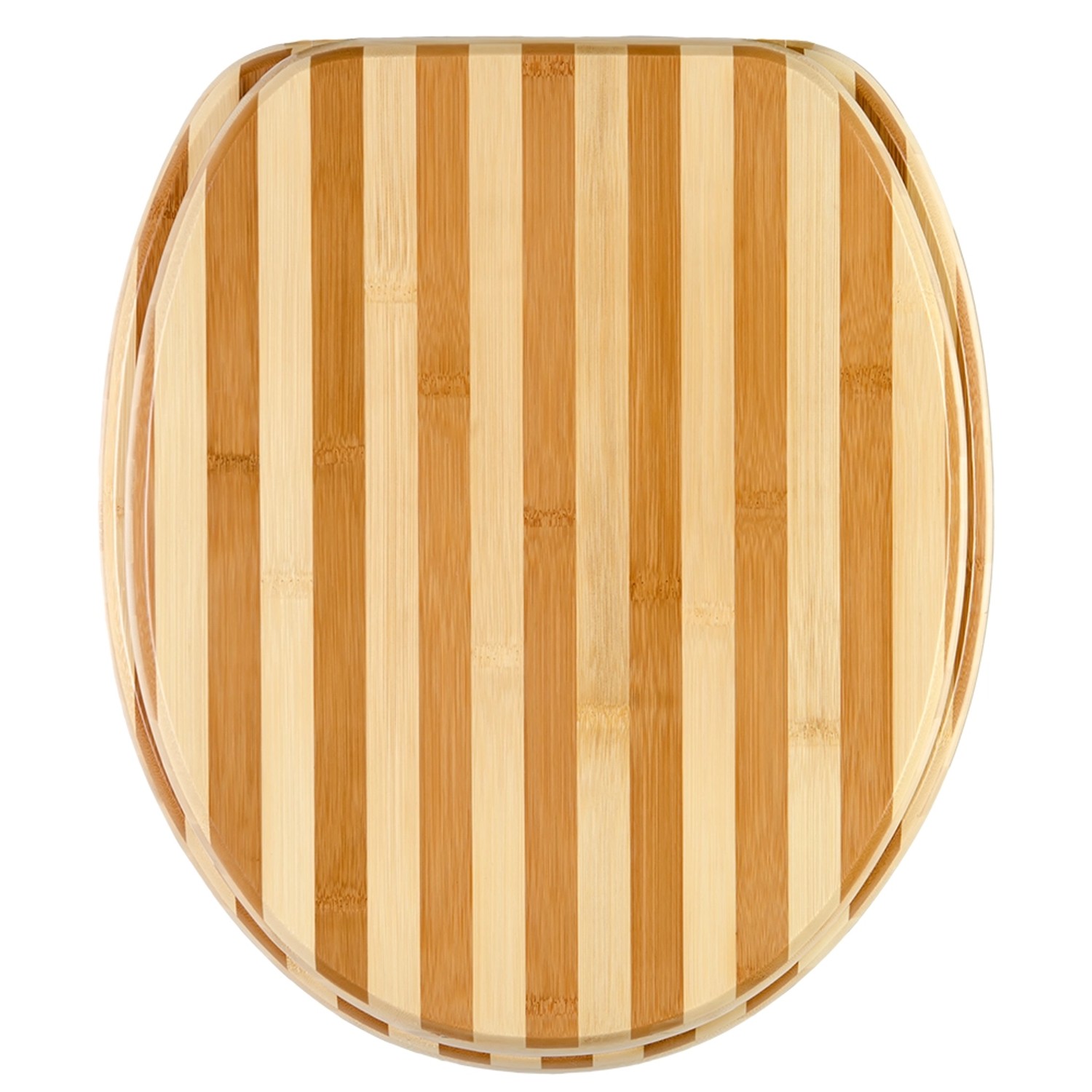 Sanilo WC Sitz mit Absenkautomatik Bambus Gestreift, Hochwertiger und Stabiler Toilettendeckel aus Holz Sanilo WC Sitz mit Absenkautomatik Bambus Gestreift, Hochwertiger und Stabiler Toilettendeckel aus Holz von Sanilo