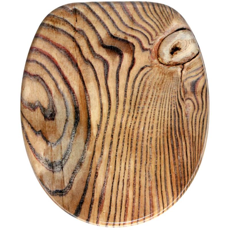 Sanilo WC Sitz mit Absenkautomatik Grain, Hochwertiger und Stabiler Toilettendeckel aus Holz von Sanilo