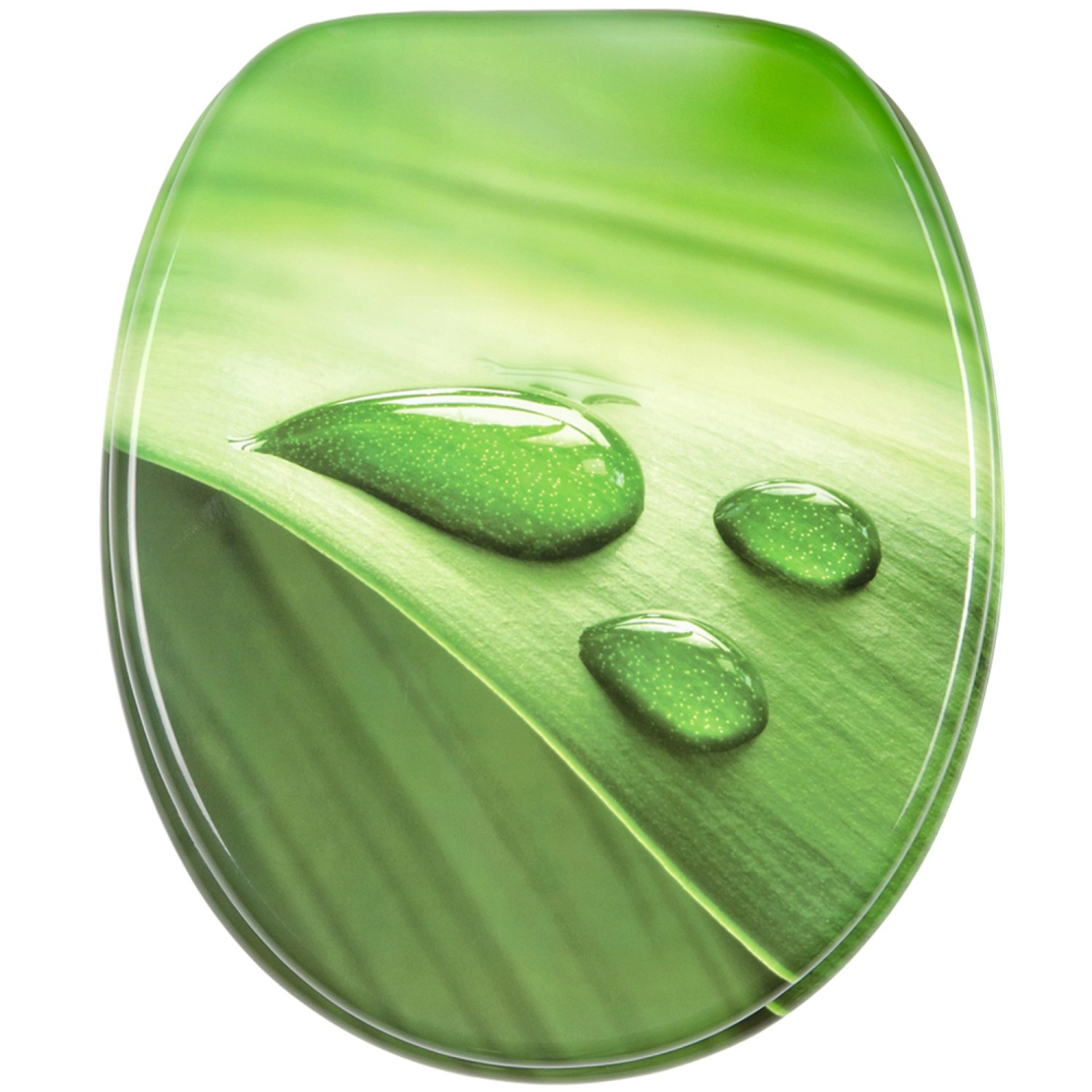 Sanilo WC Sitz mit Absenkautomatik Green Leaf, Hochwertiger und Stabiler Toilettendeckel aus Holz Sanilo WC Sitz mit Absenkautomatik Green Leaf, Hochwertiger und Stabiler Toilettendeckel aus Holz von Sanilo