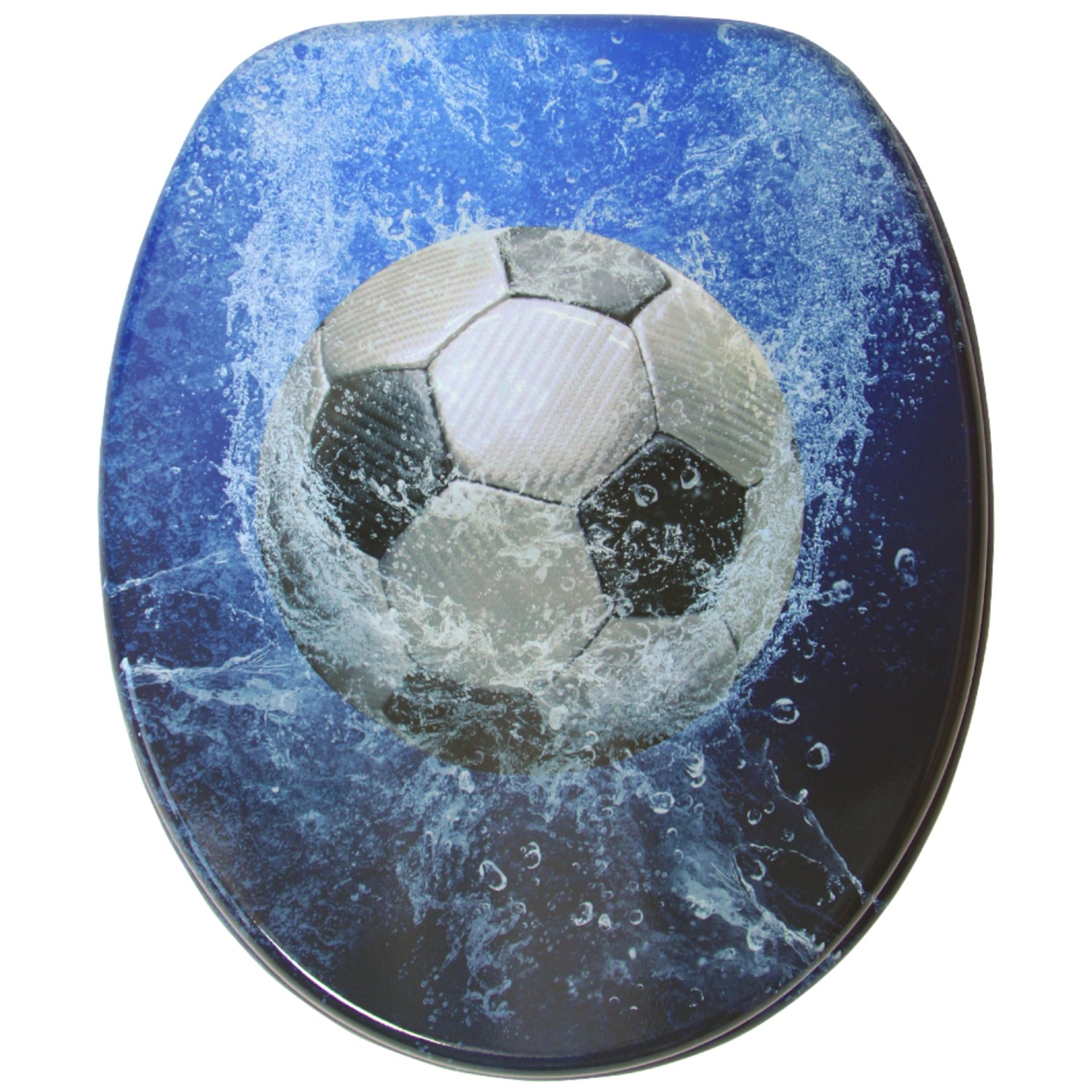 Sanilo WC Sitz mit Absenkautomatik Soccer, Hochwertiger und Stabiler Toilettendeckel aus Holz Sanilo WC Sitz mit Absenkautomatik Soccer, Hochwertiger und Stabiler Toilettendeckel aus Holz von Sanilo