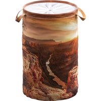 Sanilo Wäschekorb "Grand Canyon" 60 Liter, faltbar, mit Sichtschutz von Sanilo