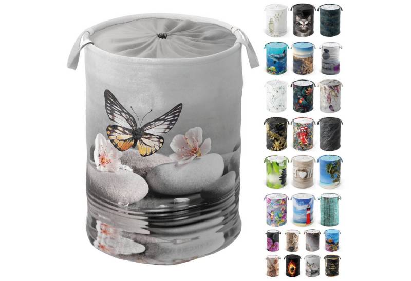 Sanilo Wäschekorb mit Motiv, viele schöne Wäschesammler zur Auswahl, Wäschesack mit Sichtschutz, 60 Liter, faltbar, kräftige Farben von Sanilo