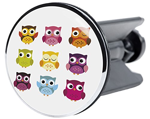 Sanilo Waschbeckenstöpsel Owl, schöner Stöpsel für das Waschbecken, universal mit Motiv von Sanilo