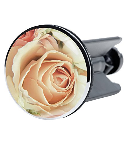 Sanilo Waschbeckenstöpsel Rosa Rose, schöner Stöpsel für das Waschbecken, universal mit Motiv von Sanilo