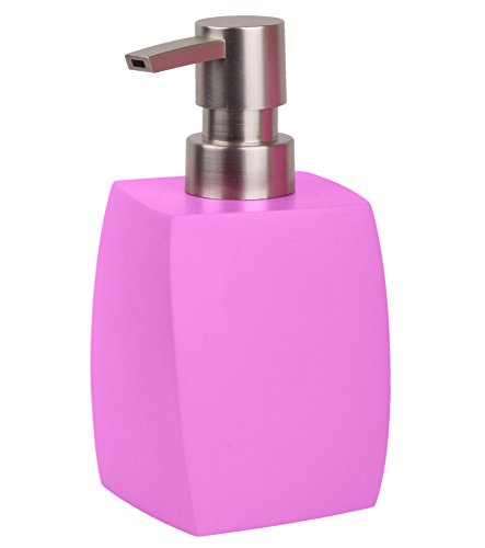 Seifenspender Wave Pink | EIN Blickfang für jedes Badezimmer | modernes Design | stabile Qualität von Sanilo