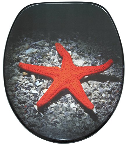 Sanilo WC Sitz mit Absenkautomatik, hochwertiger Toilettendeckel, einfache Montage, stabile Scharniere, Deep Sea Sanilo WC Sitz mit Absenkautomatik, hochwertiger Toilettendeckel, einfache Montage, stabile Scharniere, Deep Sea von Sanilo