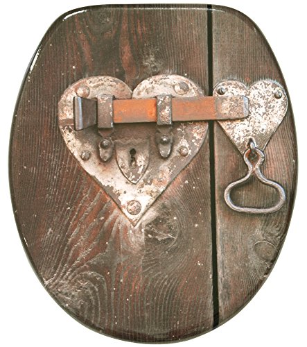 Sanilo WC Sitz mit Absenkautomatik, hochwertiger Toilettendeckel, einfache Montage, stabile Scharniere, Türschloss Sanilo WC Sitz mit Absenkautomatik, hochwertiger Toilettendeckel, einfache Montage, stabile Scharniere, Türschloss von Sanilo