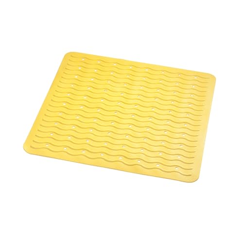 Duschmatte rutschfest, Duscheinlage rutschfest Quadratisch - Sicherheitseinlage für die Dusche - 54 x 54cm Gelb - Made in Germany Duschmatte rutschfest, Duscheinlage rutschfest Quadratisch - Sicherheitseinlage für die Dusche - 54 x 54cm Gelb - Made in Germany von Sanimix24