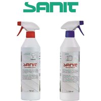 Sanit - Kosmetik Set 2x 750ml, Dusch Blitz 2000 & Spiegel Blank von Sanit