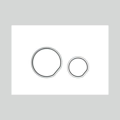 SANIT Betätigungsplatte INEO CEDO 2C weiß von Sanit