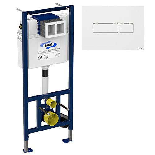 Sanit WC-Vorwandelement Classic mit Betätigungsplatte von Sanit