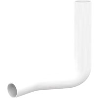 Spülbogen - 80 mm links versetzt - für WC-Spülkasten - pvc weiß - Sanit von Sanit