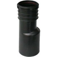 Wand wc Anschlussstück gerade DN90 DN110 für wc Elemente Abgang hinten - Schwarz von Sanit