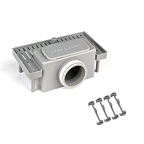 SaniteModar Duschrinne Siphon mit Geruchsstop, Haarsieb, 4 Kunststoffschnalle SaniteModar Duschrinne Siphon mit Geruchsstop, Haarsieb, 4 Kunststoffschnalle von SaniteModar