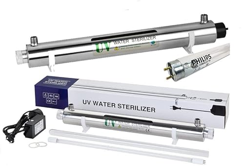SANITLINE UV Sterilisator Filter, UV-Lampe, UV Licht Sterilisator, Wasserdesinfektion, 25 Watt von Sanitline