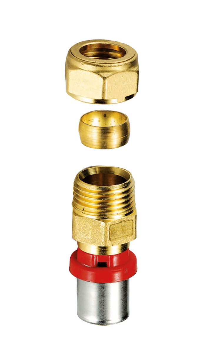 Sanitop WIROPRESS Übergangsnippel 16 x 15 mm, Presssystem von Sanitop-Wingenroth
