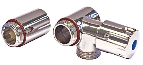 Sanitop-Wingenroth 17116 8 Geräte-Ventil für Wandbatterien | Anschluss rechts | Mit Rückflussverhinderer | Zusatzventil | Gerätezusatzventil | Eckventil | Chrom von Sanitop-Wingenroth