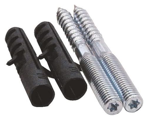 Sanitop-Wingenroth 2 Stockschrauben mit Dübel 10 mm, M8 x 50 mm, verzinkter Stahl, 104034 Sanitop-Wingenroth 2 Stockschrauben mit Dübel 10 mm, M8 x 50 mm, verzinkter Stahl, 104034 von Sanitop-Wingenroth