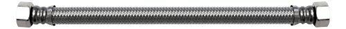 Viega Flexschlauch Super HG | 300 mm | Typ 1/2" | Verbindungsschlauch Heizung | 10 bar | Flexibler Anschlussschlauch mit Edelstahlgeflecht | Heizungszubehör | 27624 5, 1/2 X 1/2 X 300 Mm von Viega