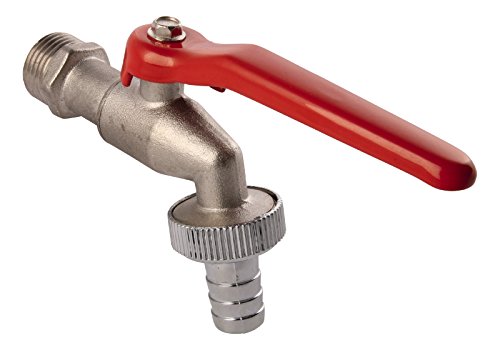 Sanitop-Wingenroth Kugelauslaufventil 1/2 Wasserhahn Garten Hebelgriff um 90 Degree drehbar Mit Schlauchverschraubung Kaltwasserhahn Messing-vernickelt Nickel 14160 4 1/2 Zoll Sanitop-Wingenroth Kugelauslaufventil 1/2 Wasserhahn Garten Hebelgriff um 90 Degree drehbar Mit Schlauchverschraubung Kaltwasserhahn Messing-vernickelt Nickel 14160 4 1/2 Zoll von Sanitop-Wingenroth
