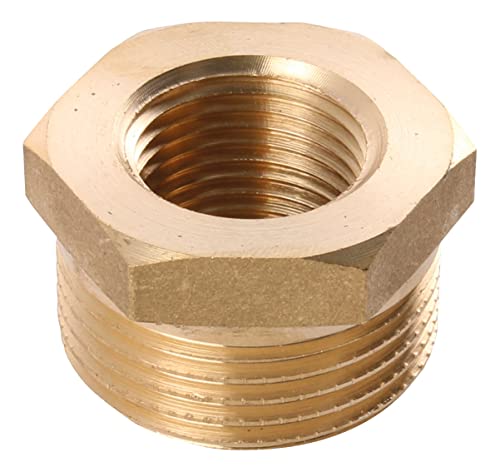 Sanitop-Wingenroth Reduzierstück mit Typ 3/4 '' AG x Typ 3/8 '' IG | Fitting mit Außen- und Innengewinde | Reduzierter Durchmesser | Gewindefitting für die Feininstallation | Mehrkant | Messing 160759 Sanitop-Wingenroth Reduzierstück mit Typ 3/4 '' AG x Typ 3/8 '' IG | Fitting mit Außen- und Innengewinde | Reduzierter Durchmesser | Gewindefitting für die Feininstallation | Mehrkant | Messing 160759 von Sanitop-Wingenroth