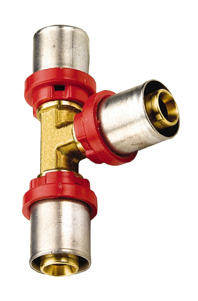 Sanitop Wiroflex WIROPRESS T-Stück 16 x 20 x 16 mm, Presssystem von Sanitop-Wingenroth