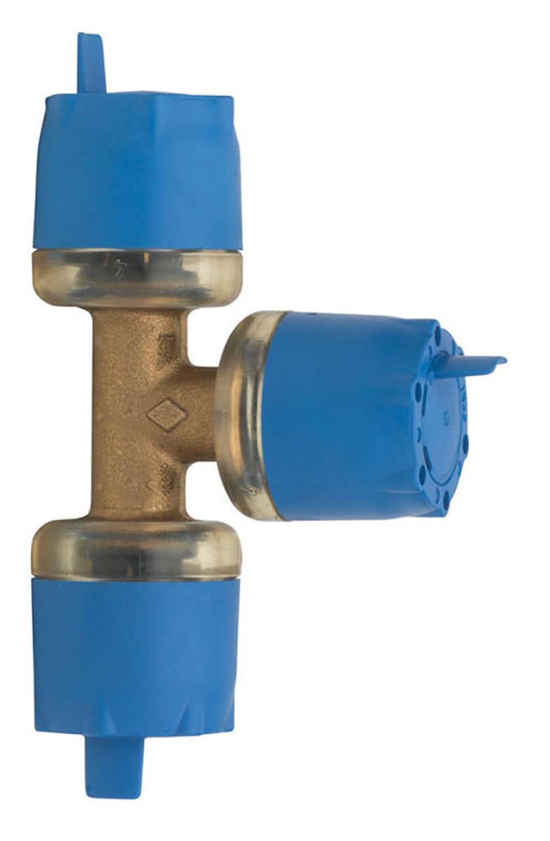 Sanitop Wiroflex WIROSTECK T-Stück 16 x 16 x 16 mm 5er Pack, Stecksystem von Sanitop-Wingenroth