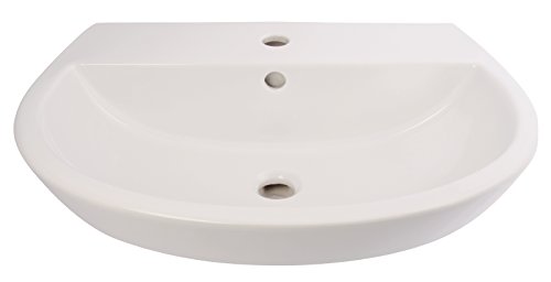 Waschtisch Barca 2.0 I 55 cm I Weiß I Mit spezieller Nano-Oberflächenstruktur | Waschbecken von Sanitop-Wingenroth