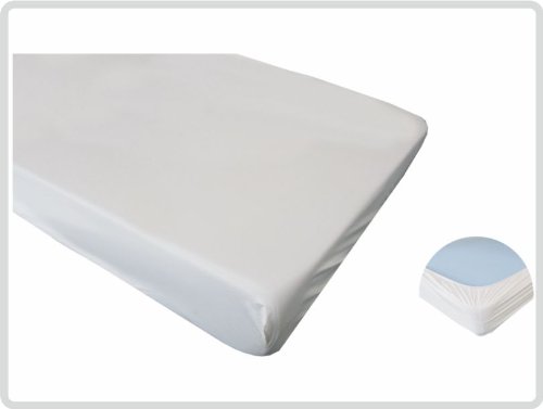 Matratzenschoner wasserdicht PVC 90x210 cm - Spannbettschutz Spannbettlaken Matratzenschutzbezug von Saniversum UG