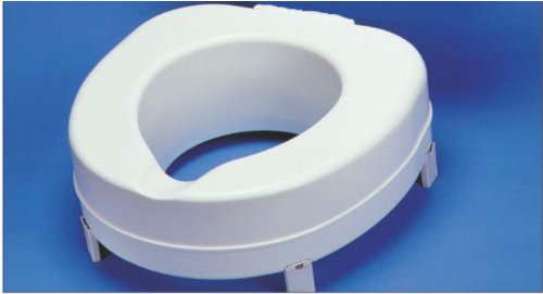 Toilettensitzerhöher Plus 13cm, ohne Deckel - Toilettensitz Toilettensitzerhöhung Wcstuhl von Saniversum UG
