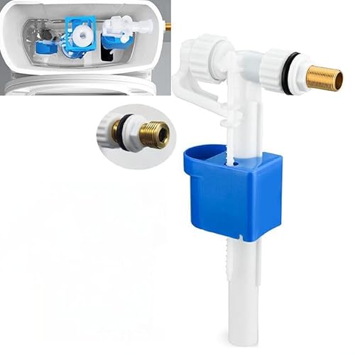 Sanivovonu Spülkasten Füllventil Universal G3/8" und G1/2" Messing Anschluß Spülkasten Ersatzteile - Einstellbare Wassermenge - Wassersparend - Geräuschlos Sanivovonu Spülkasten Füllventil Universal G3/8" und G1/2" Messing Anschluß Spülkasten Ersatzteile - Einstellbare Wassermenge - Wassersparend - Geräuschlos von Sanivovonu