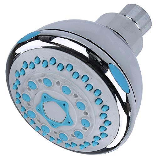 Sanixa GO14 Kopfbrause: 3 Strahlmodi, Einstellbar, Antikalk, Chrom-Finish Duschkopf Kopfbrause rund Kopfdusche rund von Sanixa