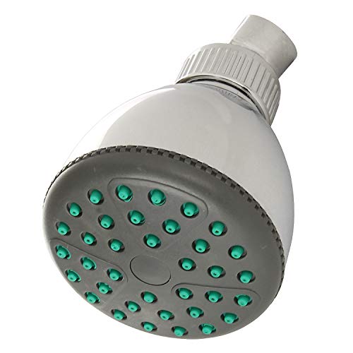 Sanixa GO14SOF1G Kopfbrause mit 1 Funktion Duschkopf Brausekopf Duschbrause mit Kugelgelenk Dusche Brause Regendusche Neigung verstellbar von Sanixa