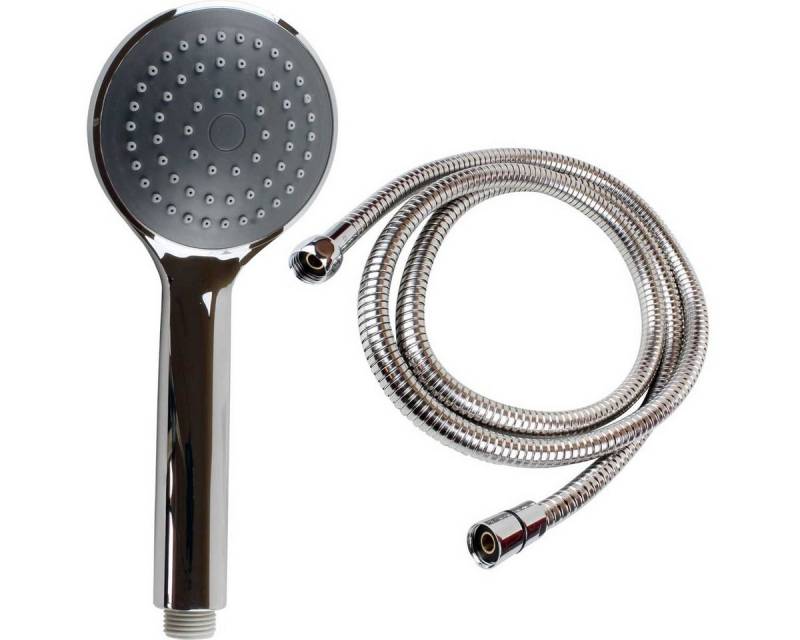 Sanixa Handbrause Brause-Kopf Duschkopf Handdusche Brausekopf Zubehör Bad & Dusche, (2-tlg), Handbrause ABS verchromt Antikalk-Düsen Duschbrause Brause-Kopf von Sanixa