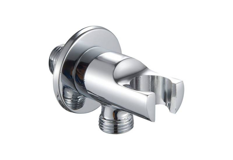 Sanixa Handbrause Schlauchanschluss 1/2 Zoll rund Brause-Halterung Handbrause Dusche, Wandanschluss-Bogen chrom Dusche Anschluss für Brauseschlauch Sanixa Handbrause Schlauchanschluss 1/2 Zoll rund Brause-Halterung Handbrause Dusche, Wandanschluss-Bogen chrom Dusche Anschluss für Brauseschlauch von Sanixa
