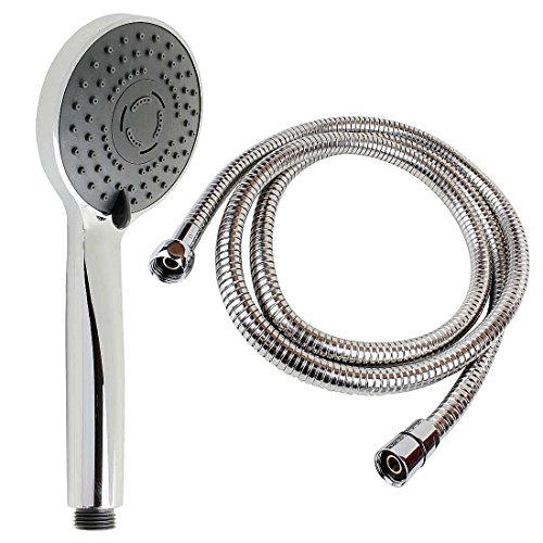 Sanixa SX87Handbrause-Set mit Schlauch 150 cm | Duschbrause | 3 Strahlarten | Brausekopf Duschkopf Duschschlauch Duschbrause Brause | Bad Zubehör Sanixa SX87Handbrause-Set mit Schlauch 150 cm | Duschbrause | 3 Strahlarten | Brausekopf Duschkopf Duschschlauch Duschbrause Brause | Bad Zubehör von Sanixa