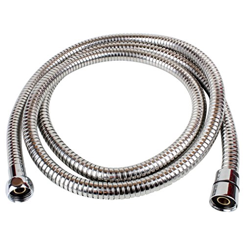 Sanixa JL1117CC Qualitäts Duschschlauch Edelstahl 170 cm | Brauseschlauch für Handbrause | Duschbrause Standart Anschluss | Gewinde für Badewanne Sanixa JL1117CC Qualitäts Duschschlauch Edelstahl 170 cm | Brauseschlauch für Handbrause | Duschbrause Standart Anschluss | Gewinde für Badewanne von Sanixa